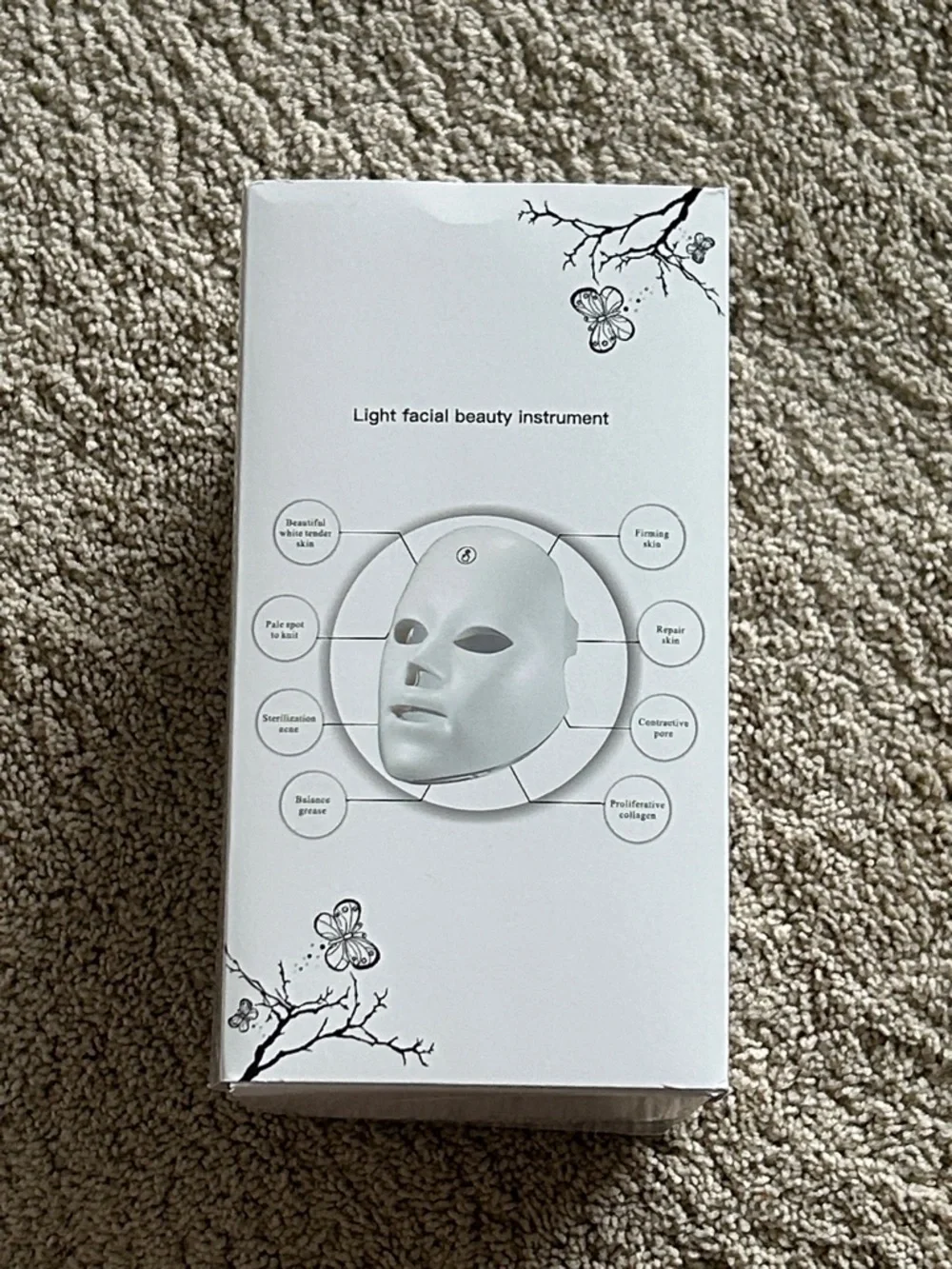 Led Light Therapy Facial Mask Skin Rejuvenation & Acne Treatment